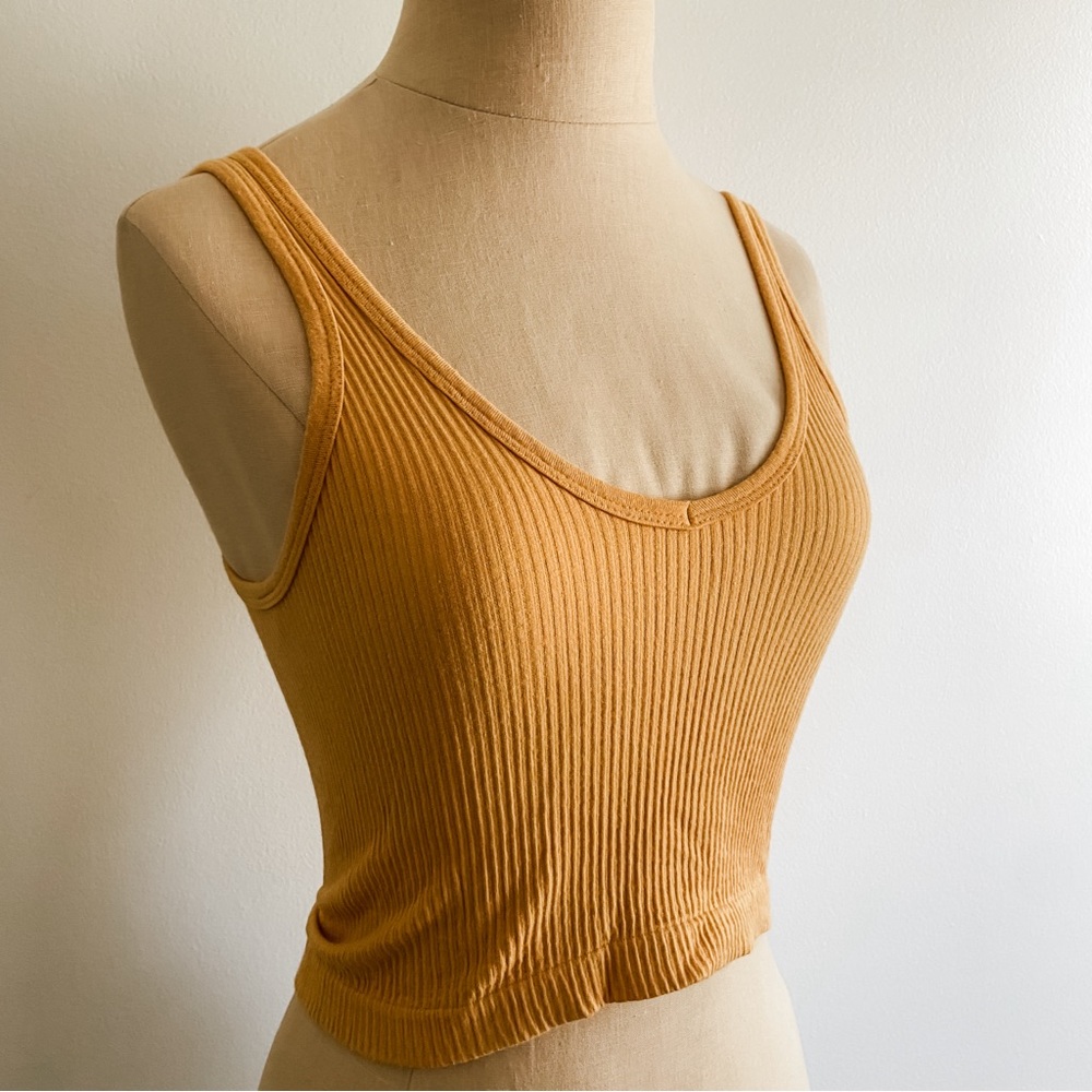Out From Under Ribbed Cropped Tank Top - Picture 2 of 8